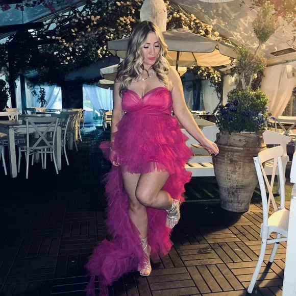 AKIRA Dresses Akira Dress Fushia Pink Size L Poshmark